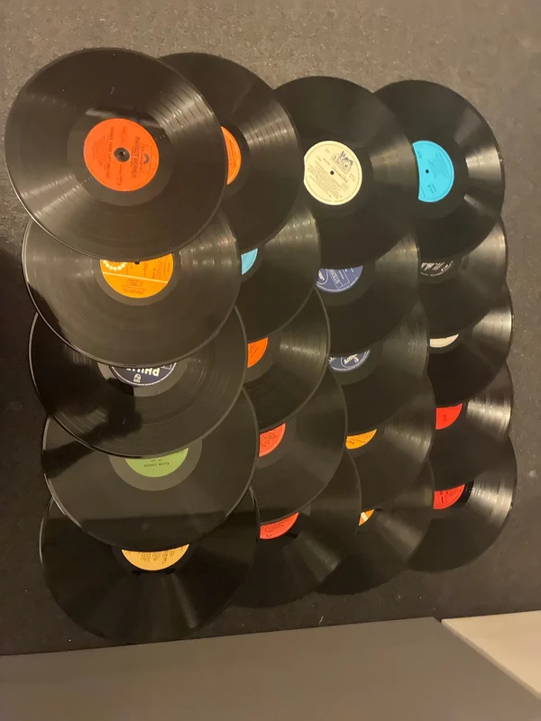 20 Deko Schallplatten