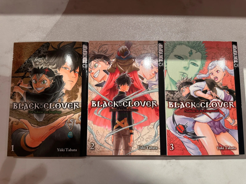 Black Clover Manga 1-3