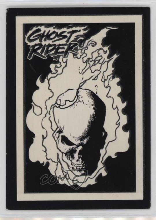 1992 Comic Images Marvel Ghost Rider II Glow in the Dark Grin and Bear it 1b9b