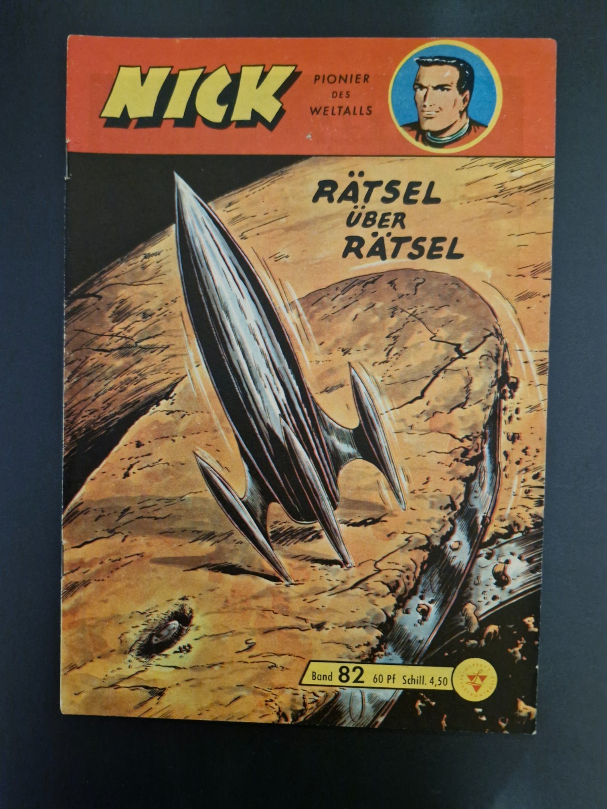 Quaderno fumetto Nick n.82 (originale Lehning) Z1-2 con francobollo da collezione