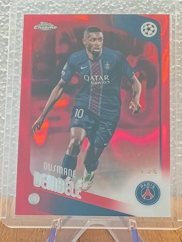 Ousmane dembele /5 topps chrome