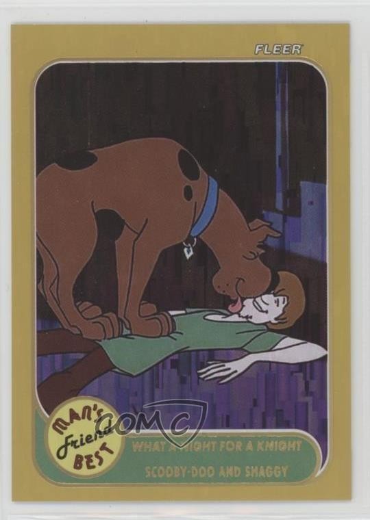 2024 Fleer Scooby Doo Man's Best Friend Gold /99 Scooby-Doo Shaggy #MF-1 1t87