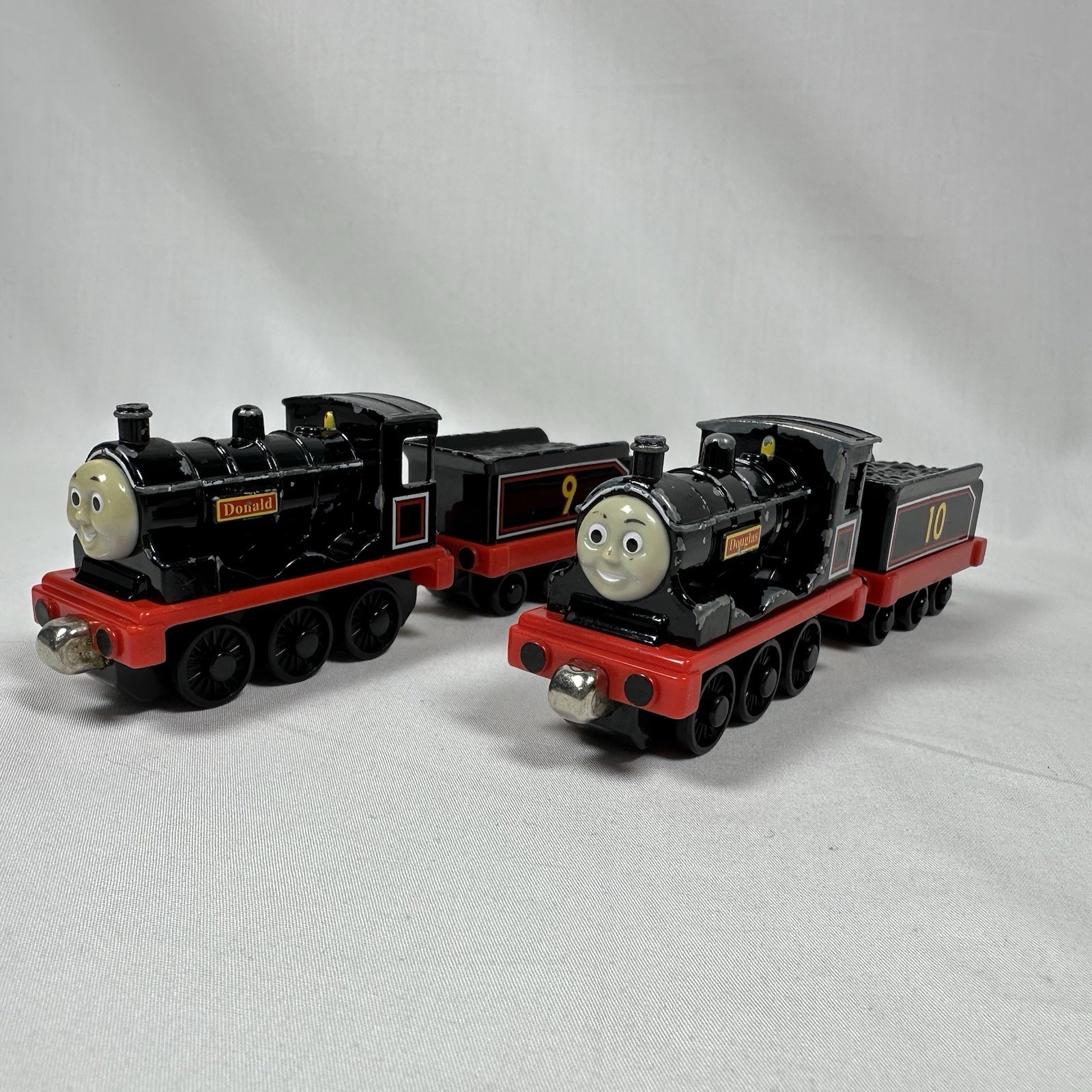2002 Douglas e Donald Take Along Diecast Thomas Train gemelli scozzesi RARO