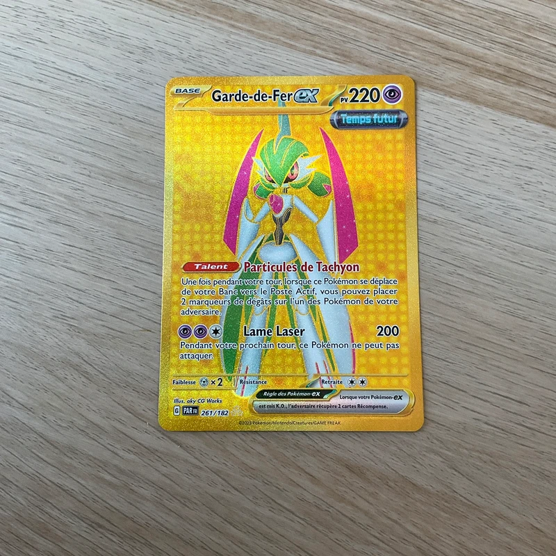 Carte Pokémon Français TCG - Garde de fer ex - 261 / 182 ultra gold