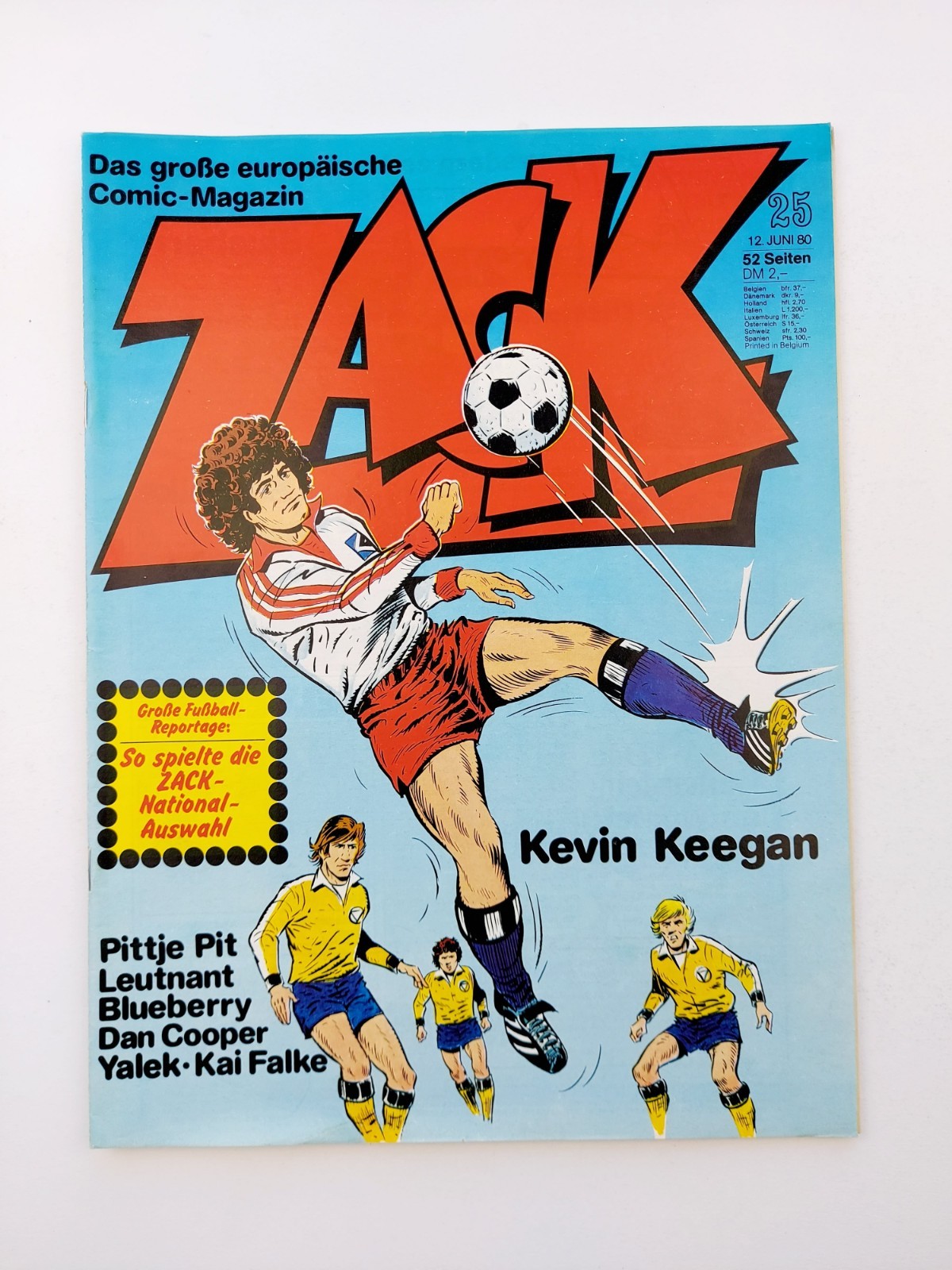 Fumetto Corallo - Zack n.25 / 1980 (con pagina da collezione Olimpiadi) ottime condizioni / Z1-