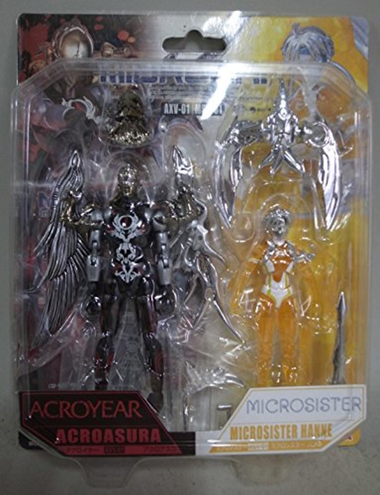 Takara Microman AXV-01 Acroyear Acroasura MSV-01 Microsister Figure from Japan