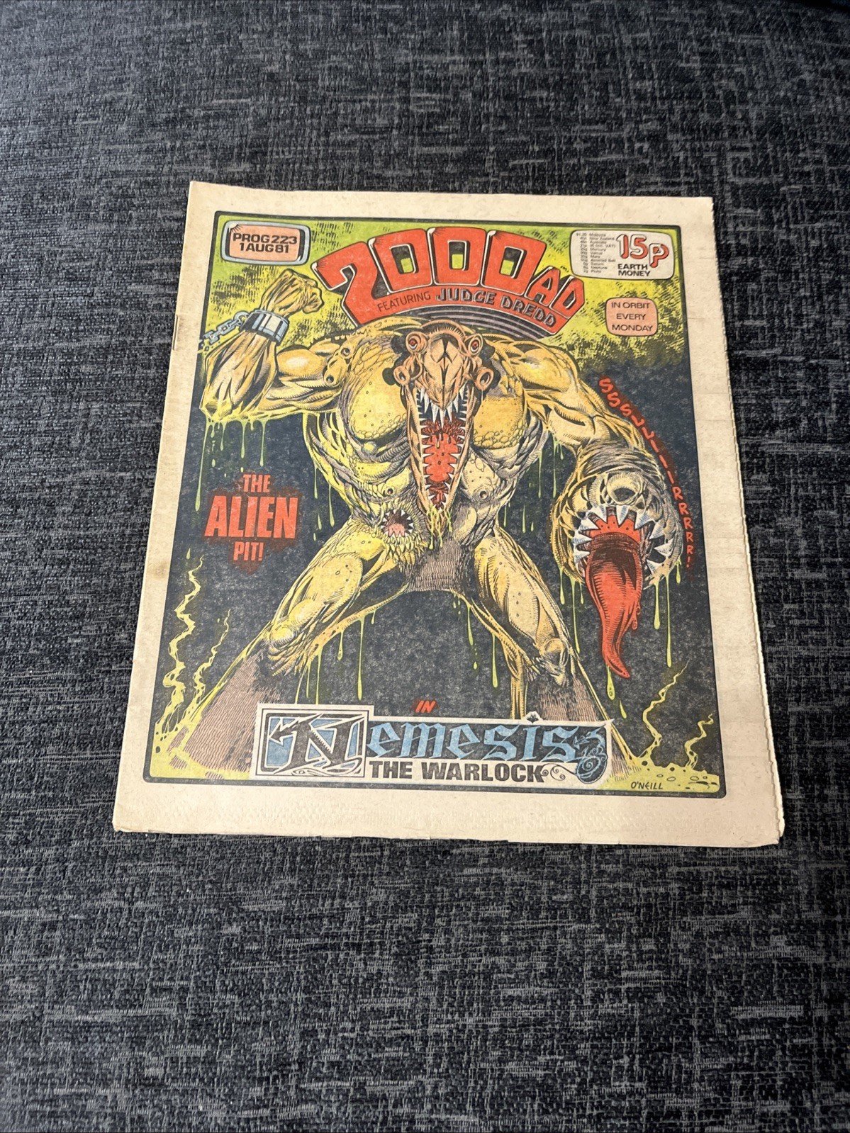 2000AD Comic - Prog 223 - 1 Aug 1981