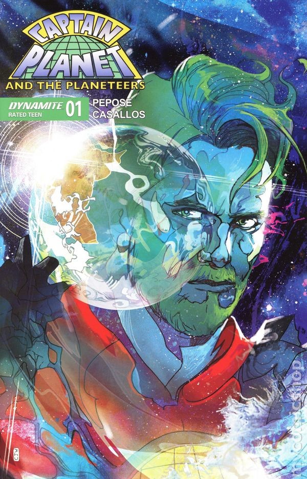 Captain Planet 1C Ward Variant NM 2025 Stock Image
