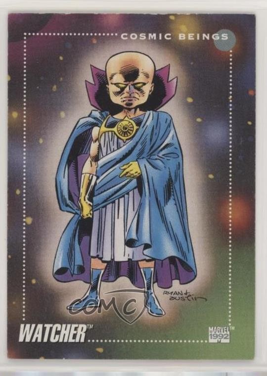 1992 Impel Marvel Universe Serie III Osmic Beings Watcher #152 0nl0