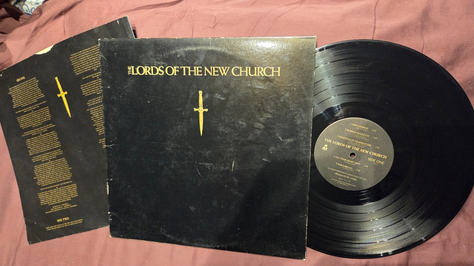 THE LORDS OF THE NEW CHURCH - self-titled 1982 vinyl LP, I.R.S. Records