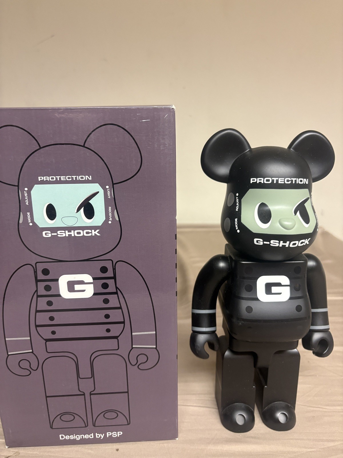 BE@RBRICK 400% G-SHOCK UOMO NERO G-SHOCK 
