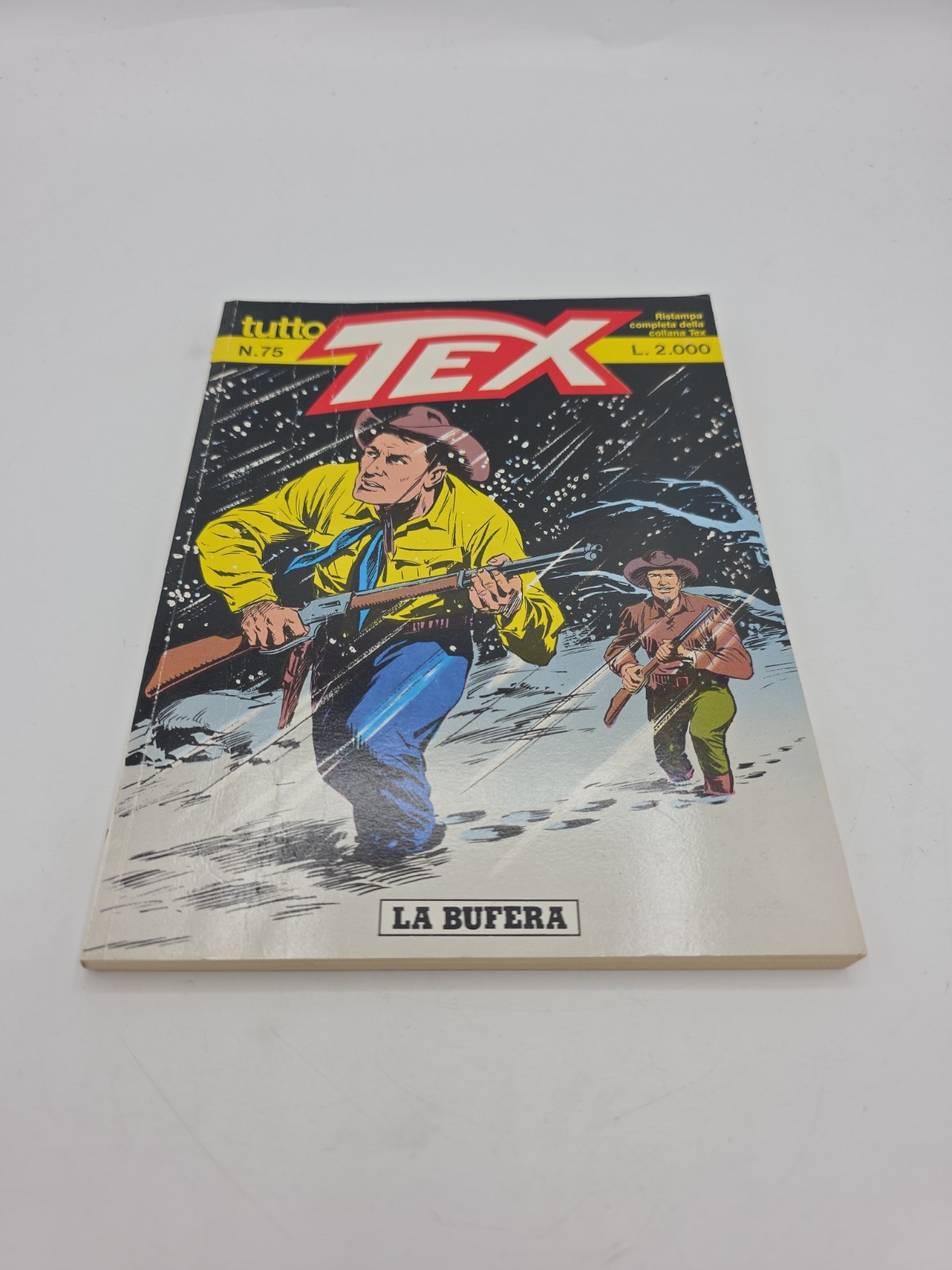 Tutto Tex n.75 del 1990 "La Bufera" Ottimo S. Bonelli Editore  ▓