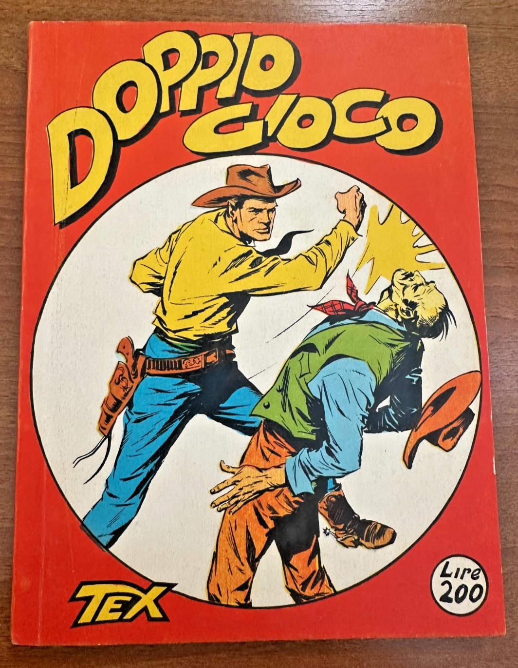 BONELLI TEX N.6 DOPPIO GIOCO - SPILLATO 478 CENSURATO BELLISSIMO