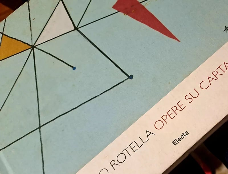Mimmo Rotella  opere su carta