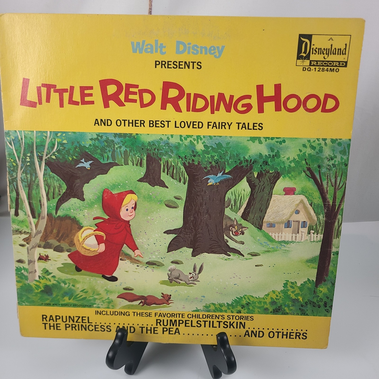 Little Red Riding Hood Walt Disney- 1969 Vinyl LP Disneyland  DQ-1284MO