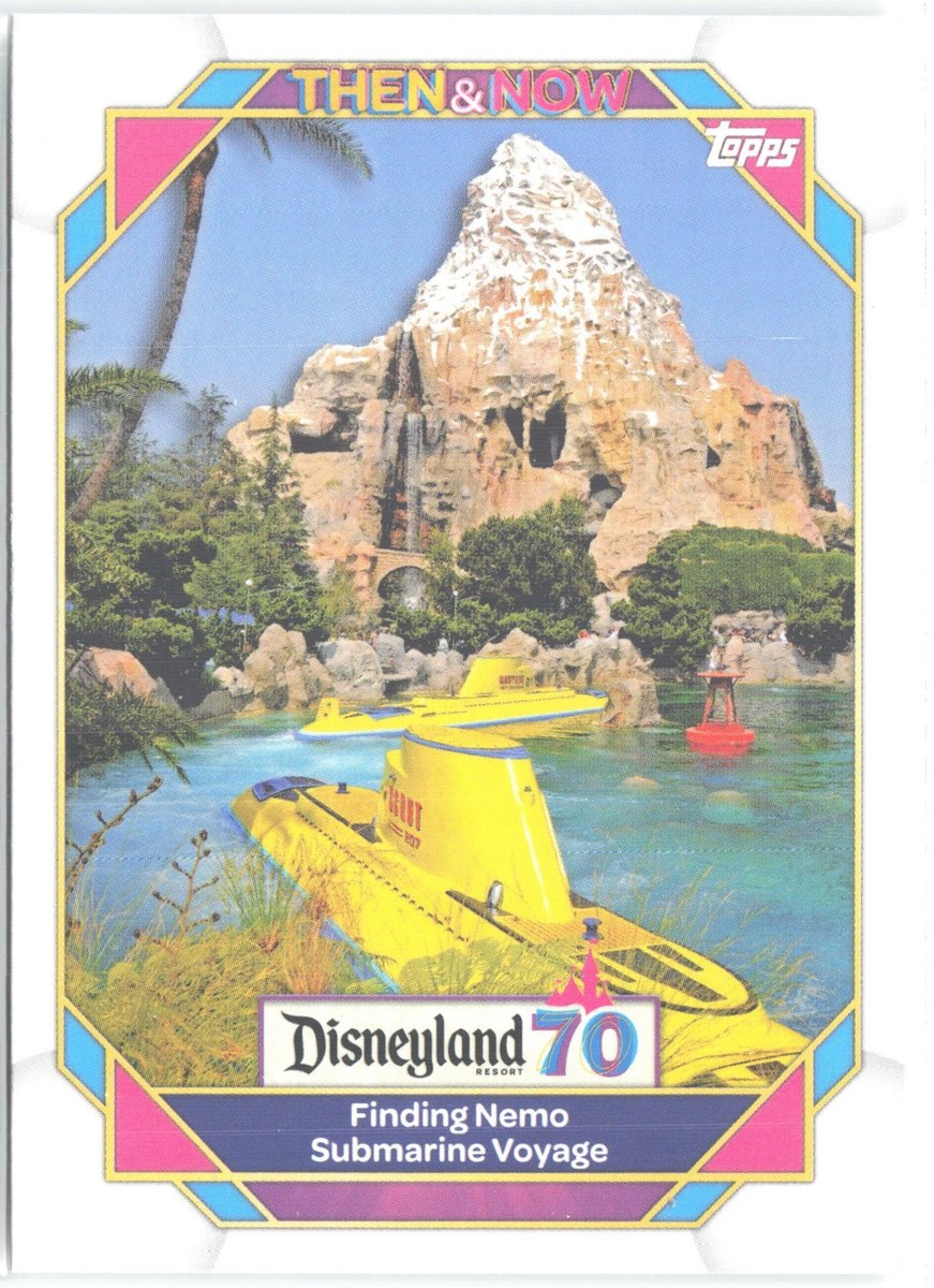 2025 Topps Disneyland 70° Anniversario #64 Alla ricerca di Nemo Viaggio Sottomarino