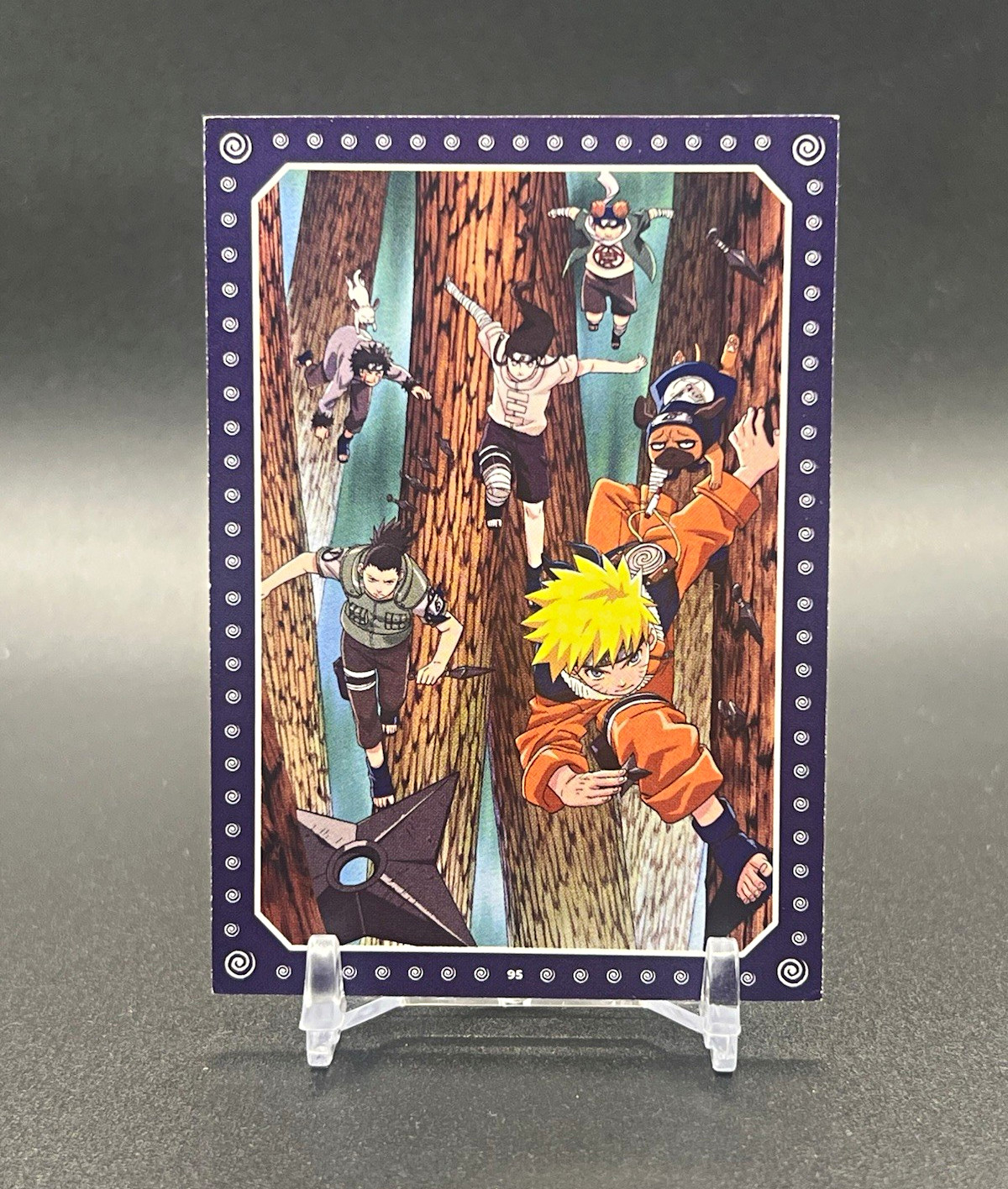 Topps Animax Naruto Sasuke Retrieval Team #95 Set Base Non Sport Card 2002 IT