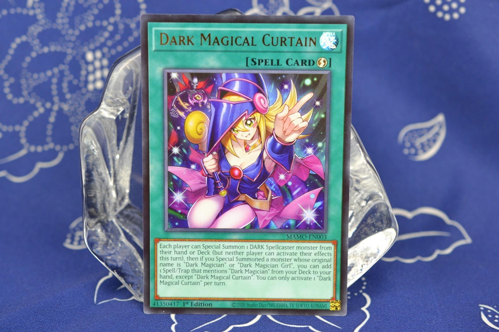 Carta Yugioh Tenda Magica Oscura MAMO-EN003 1° Edizione Ultra Rara Mint