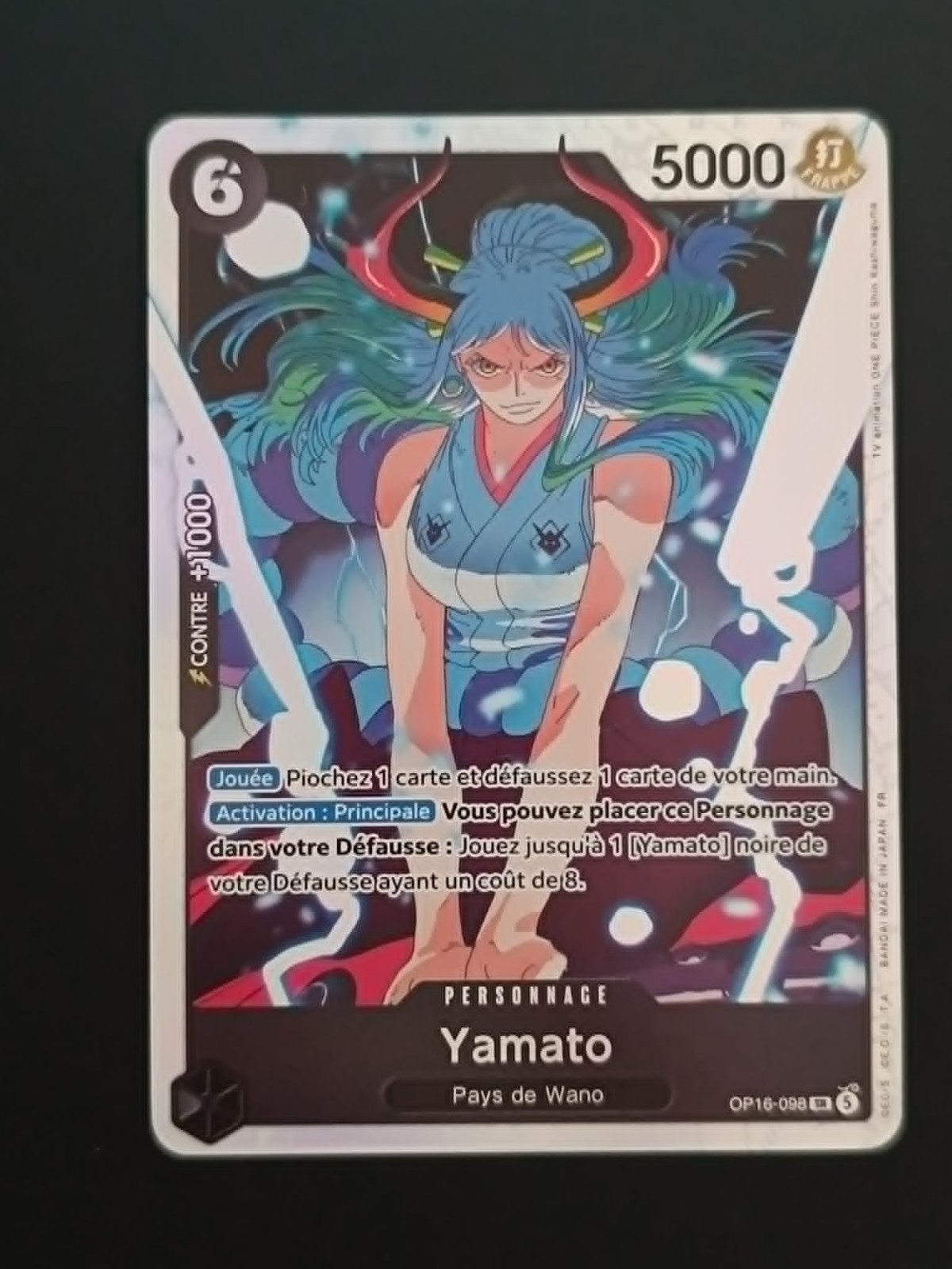 Carte One Piece Card Game FR - Yamato OP16-098 SR V.1