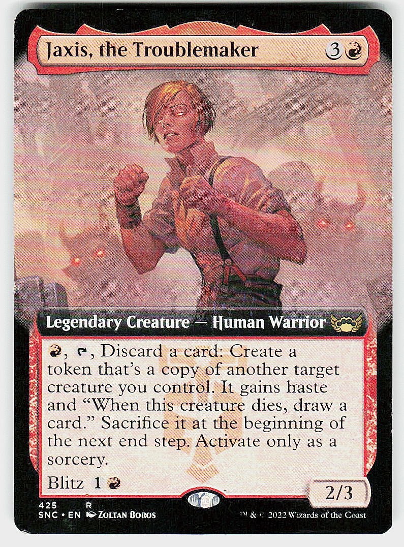 Jaxis, the Troublemaker (Extended Art) Streets of New Capenna 425 LP