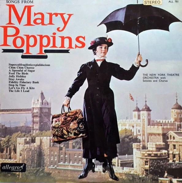 LP Album / Songs From Mary Poppins / Soundtrack, Children's, Walt Disney