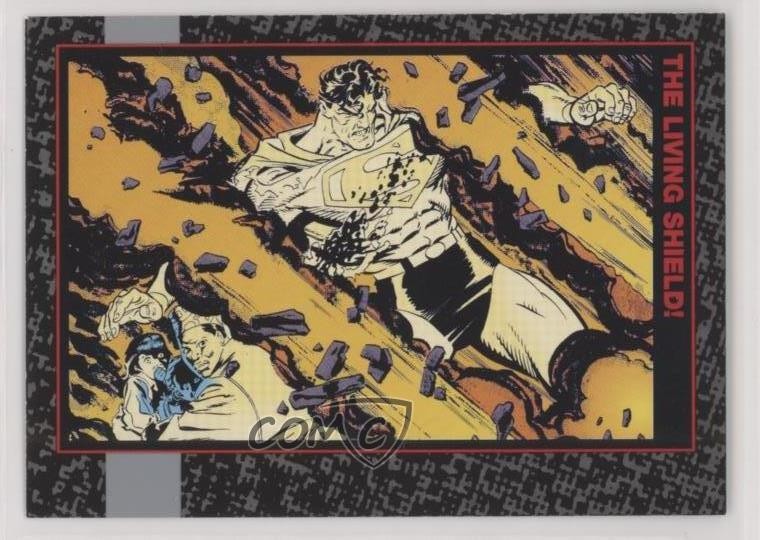 SkyBox Doomsday 1992: La Morte di Superman Lo Scudo Vivente! #65 00ah