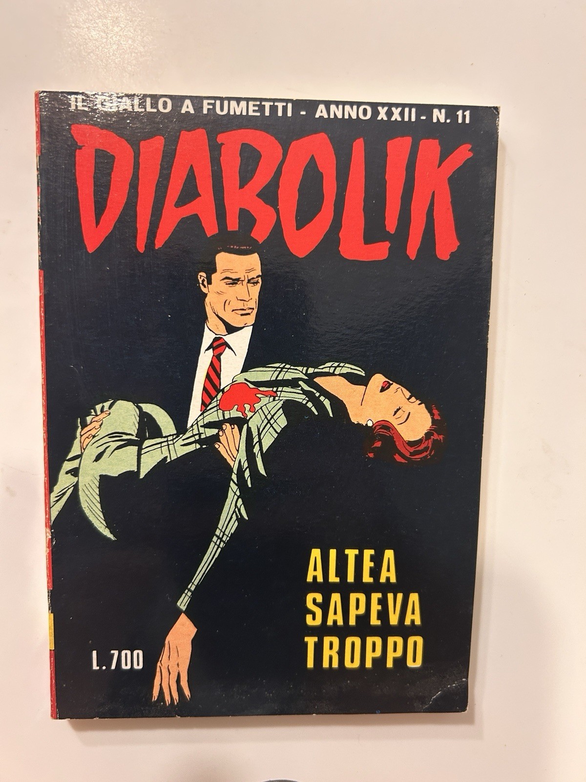 Diabolik N 11  Anno XXII Del 1983 Buono Ottimo Non Di Resa
