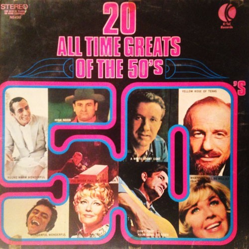 Various – 20 All Time Greats Of The 50's - LP Vinyl 1972 NE490 - AEDO - VG+/VG+