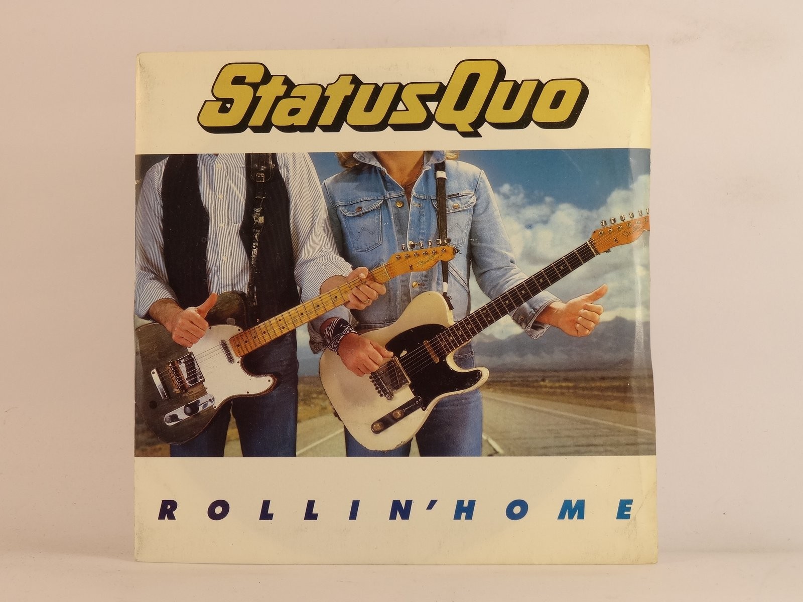 STATUS QUO ROLLIN HOME (112) 2 Track 7" Single including Picture Sleeve VERTIGO