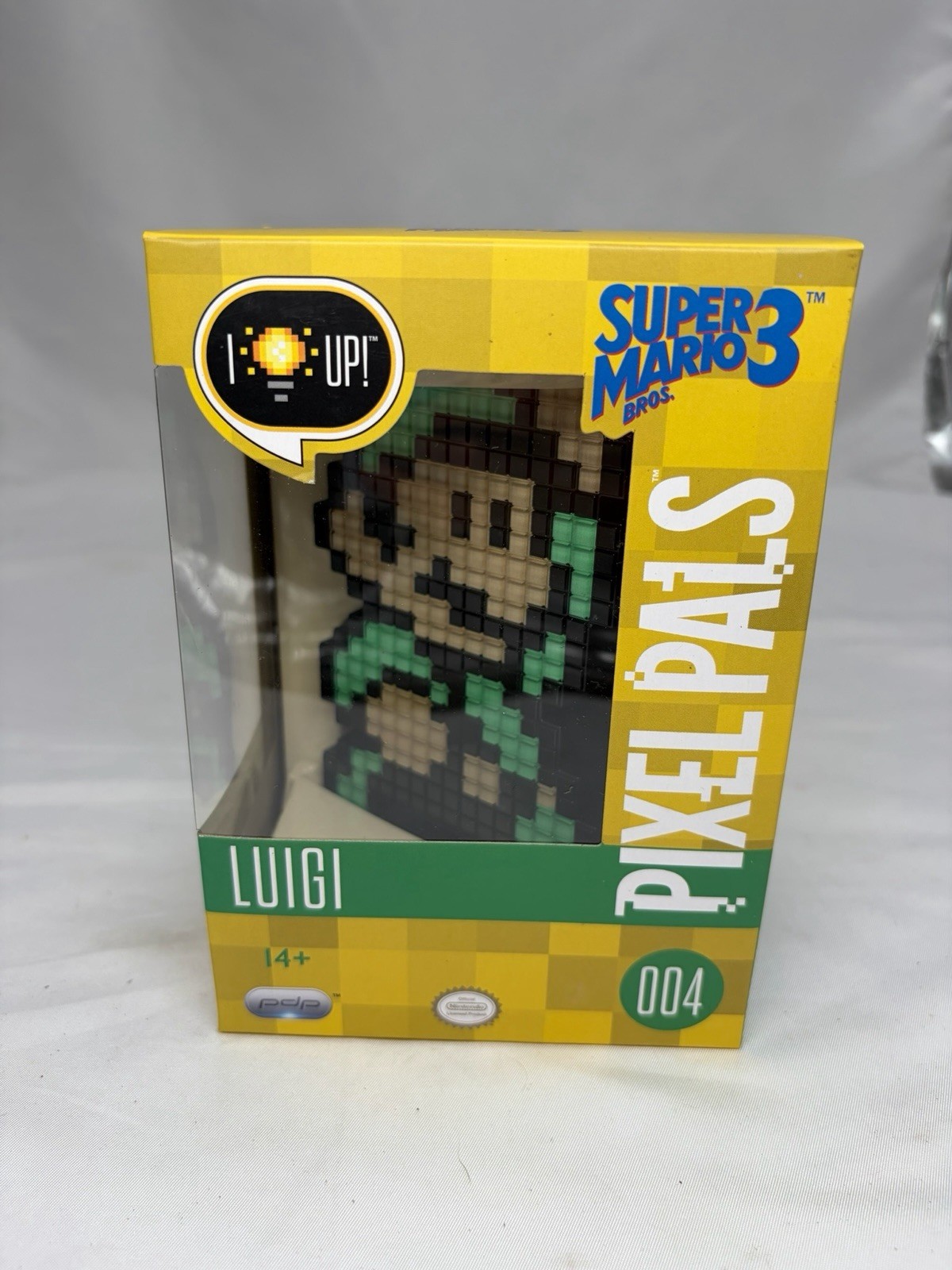 Pixel Pals Super Mario Bros 3 Luigi 004 Nintendo 2017 PDP Figure