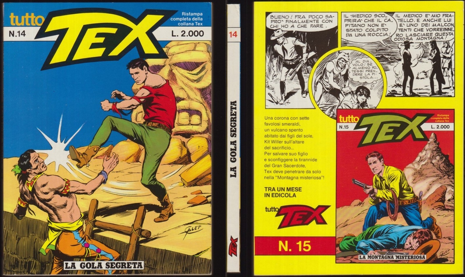 TUTTO TEX 14 LA GOLA SEGRETA - GENNAIO 1/1987 "PERFETTO"
