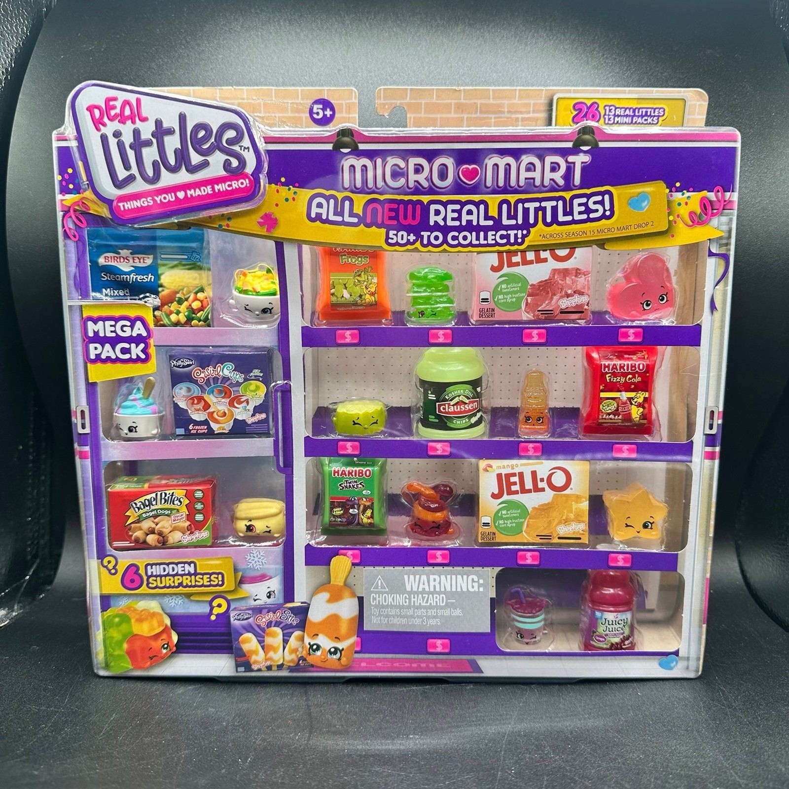 Nuovo* Shopkins Real Littles Micro Mart 26 pezzi 13 veri piccoli/mini confezioni danneggiate