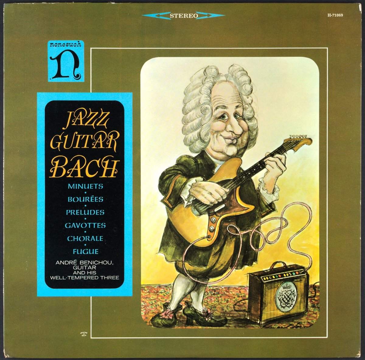 ANDRE BENICHOU GUITAR - Jazz Guitar Bach - LP