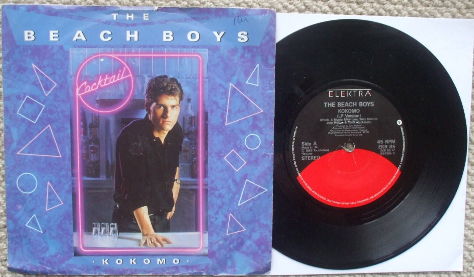 The Beach Boys / Little Richard - Kokomo / Tutti Frutti - EX- 45 + PS
