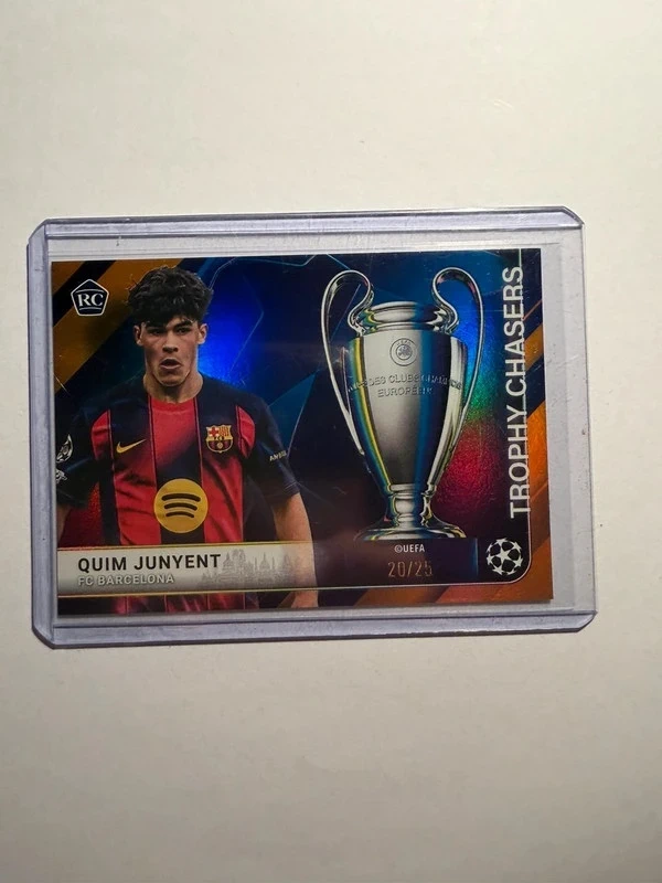 Quim Junyent RC /25 Topps UCL 2026 FC Barcelona