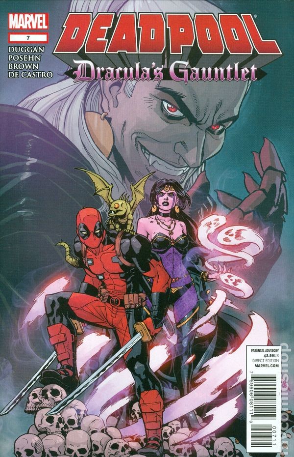 Deadpool Dracula's Gauntlet #7 VF 8.0 2014 Immagine Stock