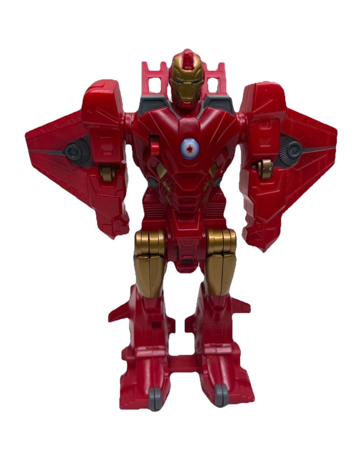 Hasbro Marvel Avengers Flip Attack Iron Man Transformer giocattolo 2012