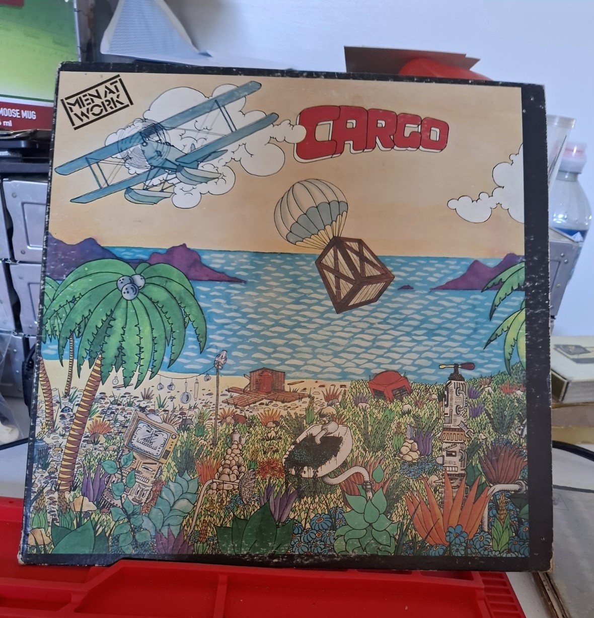 Men At Work Cargo Columbia 12" Vinyl LP 1983 QC 38660 7464-38660-1