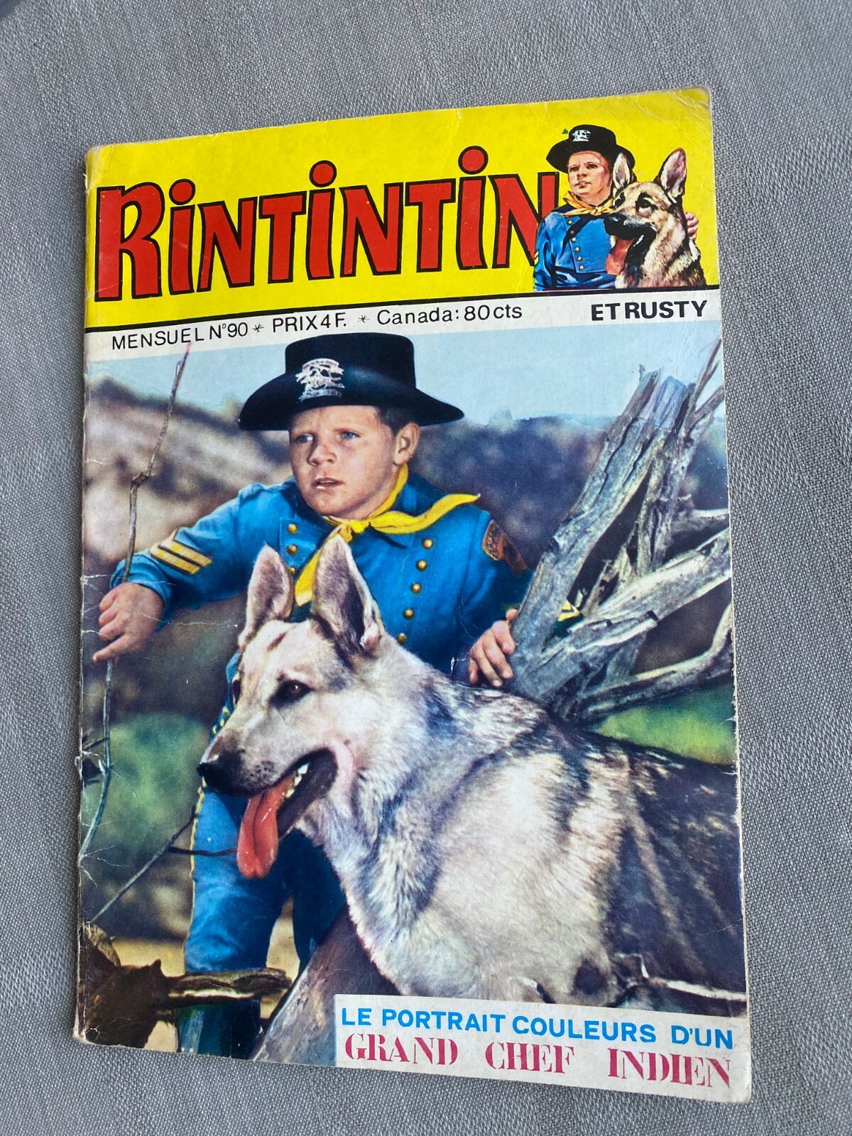 RIN TIN TIN N°90 2A SERIE 1977 IN BUONE CONDIZIONI