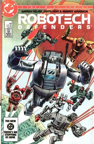 Robotech Defenders #1 VF- 7.5 1985 Immagine Stock