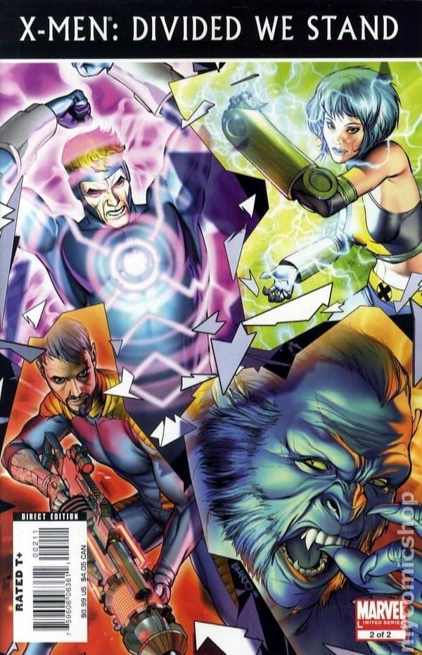 X-Men Divided We Stand #2 FN 2008 Immagine Stock