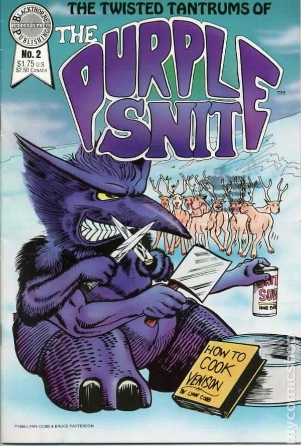 Twisted Tantrums of the Purple Snit #2 VF 1986 Stock Image