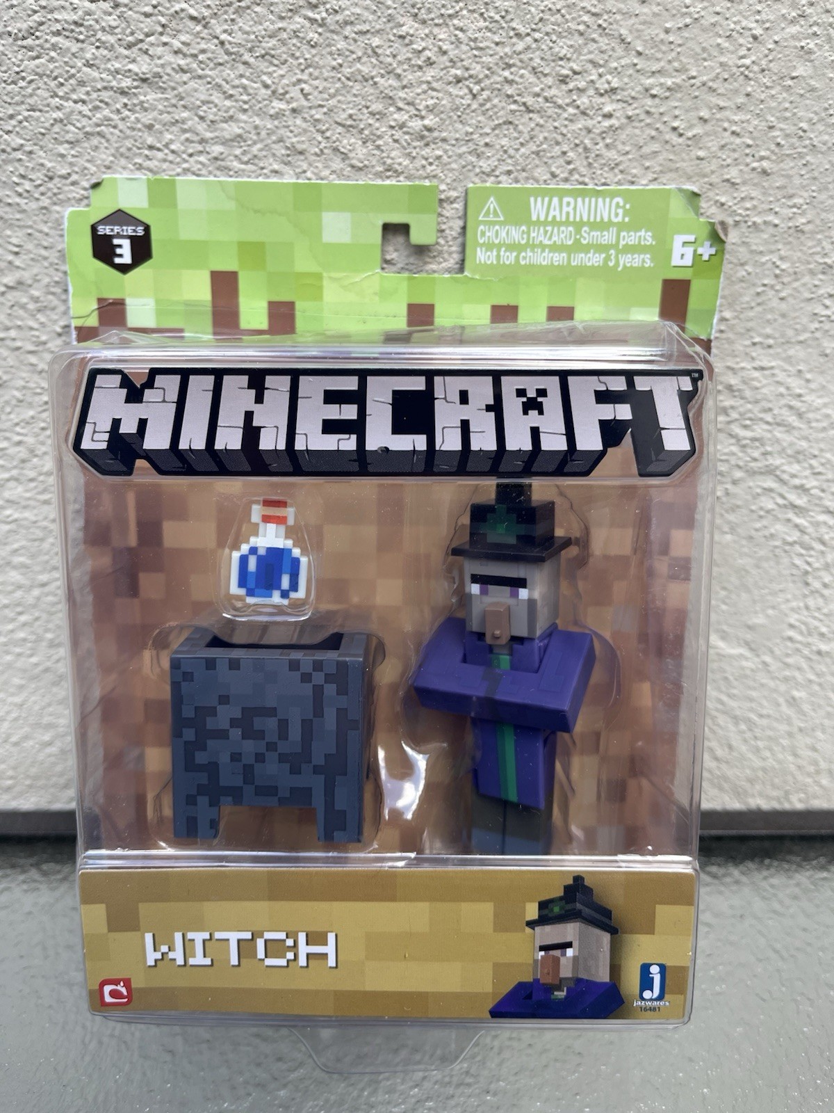Mojang  MINECRAFT  Witch Figure  3"  16481  RARE 2016  *NEW