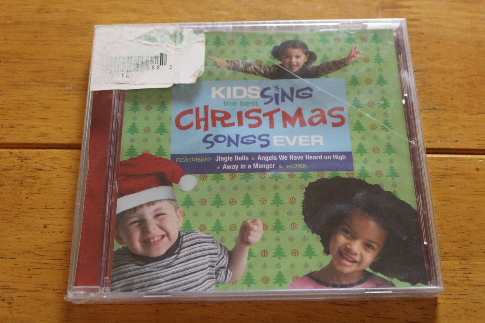 KIDS SING THE BEST CHRISTMAS SONGS EVER CD [NEW SEALED] CRACKED CASE