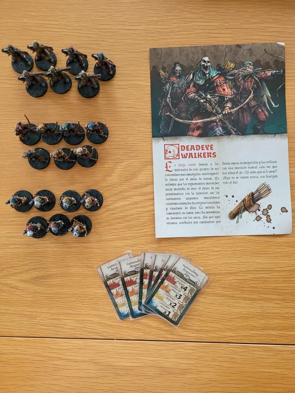 Zombicide Black Plague - Deadeye Walkers (miniaturas pintadas a mano)