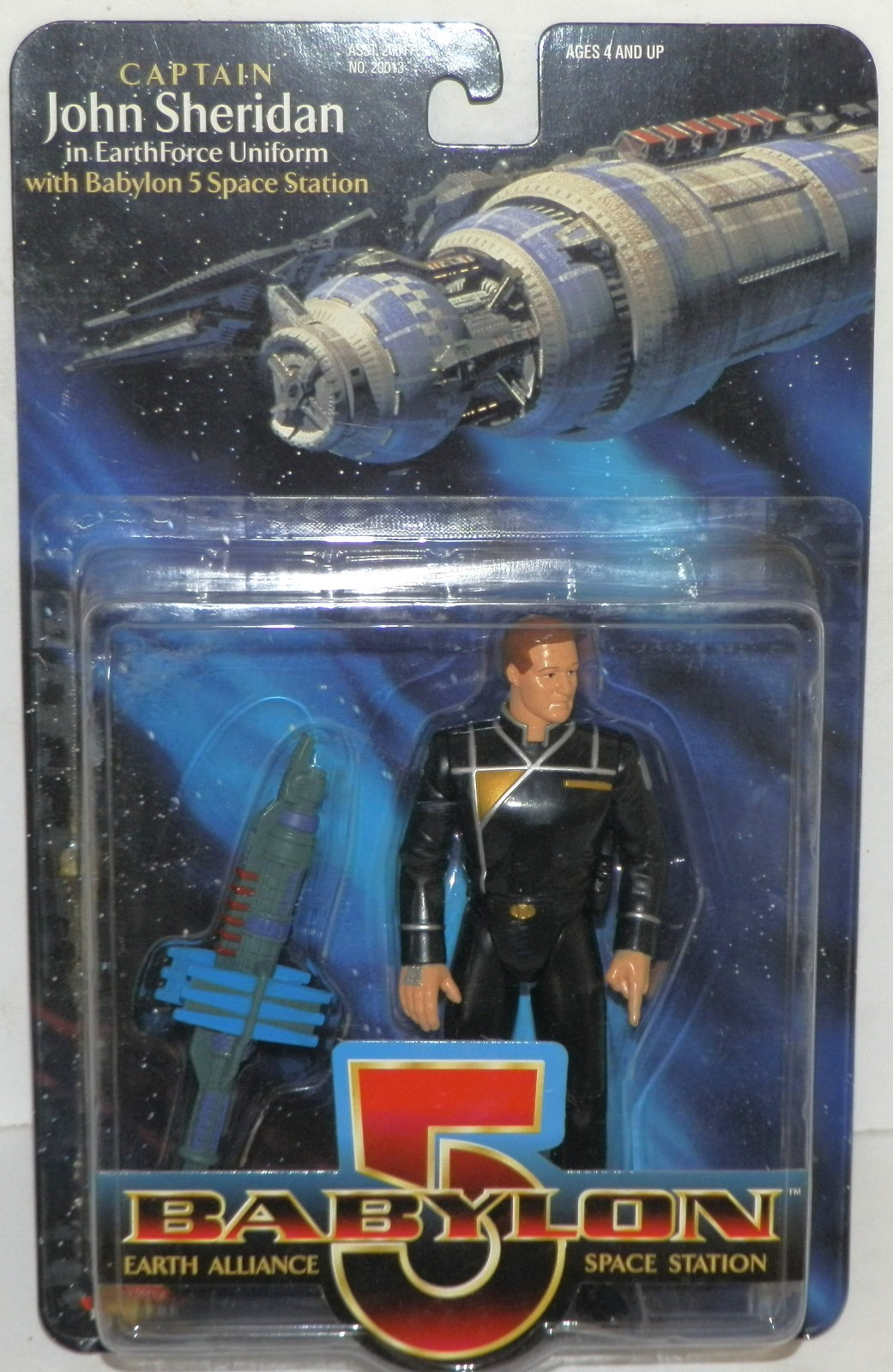 Capt. Figurina John Sheridan Babylon 5 1997 NUOVA MOSC SIGILLATA