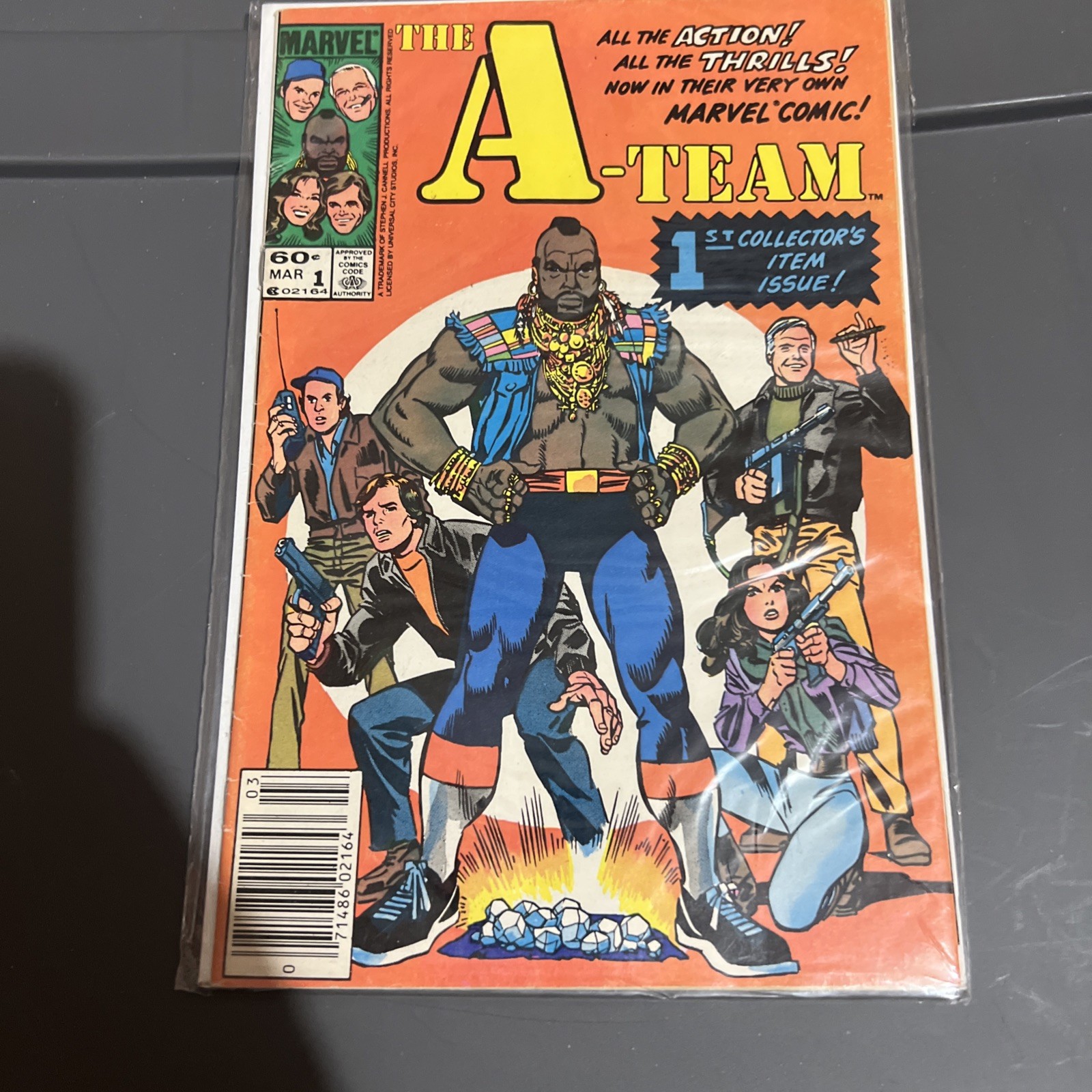 1984 The A Team #1 Ottime Condizioni Prima Edizione 1° Edizione da Collezione Marvel