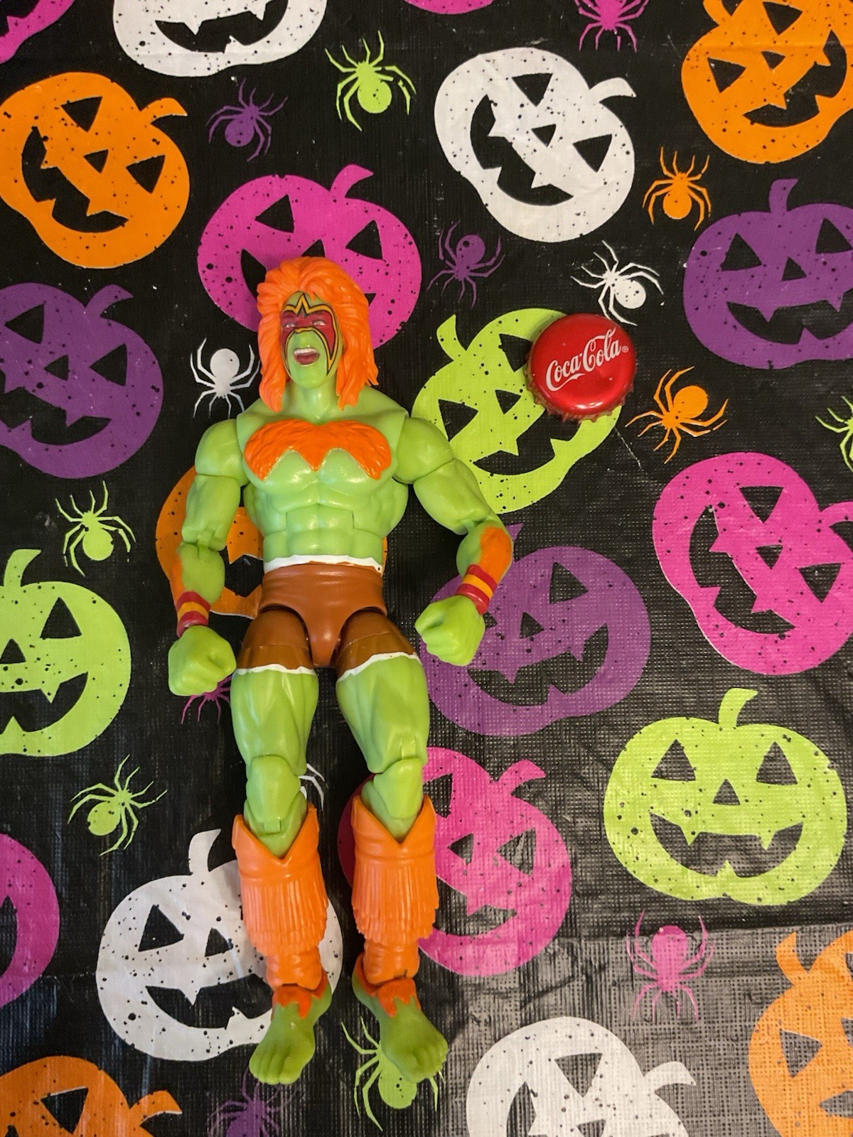 �� Modellino Wwe Ultimate Warrior Blanca Street Fighter