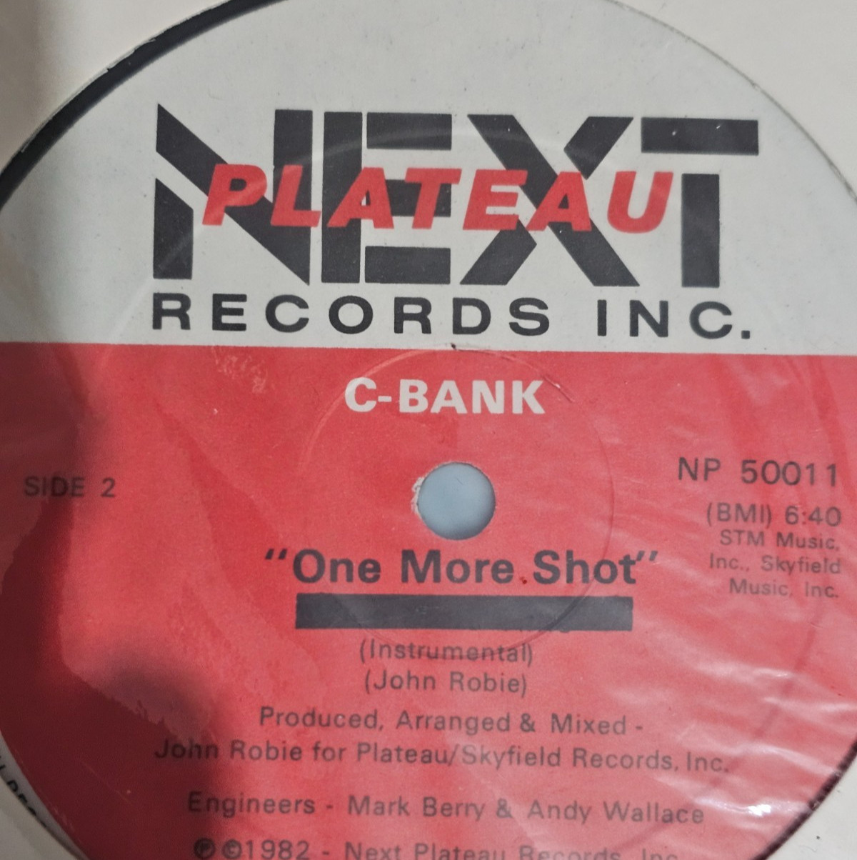 C-Bank Featuring Jenny Burton - One More Shot - Next Plateau Records Inc. - NP 5