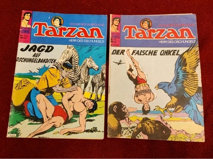 2x TARZAN - Il Signore della Giungla - Fumetto Avventura 174+177